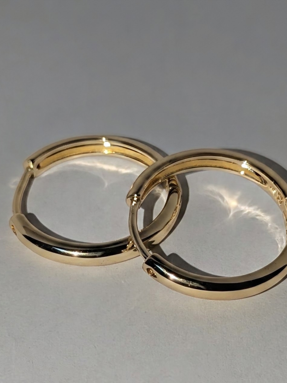 Gold Hoop Huggie Earrings - Classic Women Jewelry